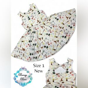 Harry Potter bow back dress